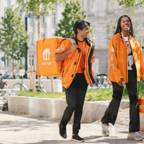 Afbeelding: Food delivery rider Den Haag