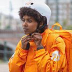 Afbeelding: Maaltijdkoerier Thuisbezorgd Amsterdam