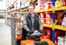 lader losser in een magazijn