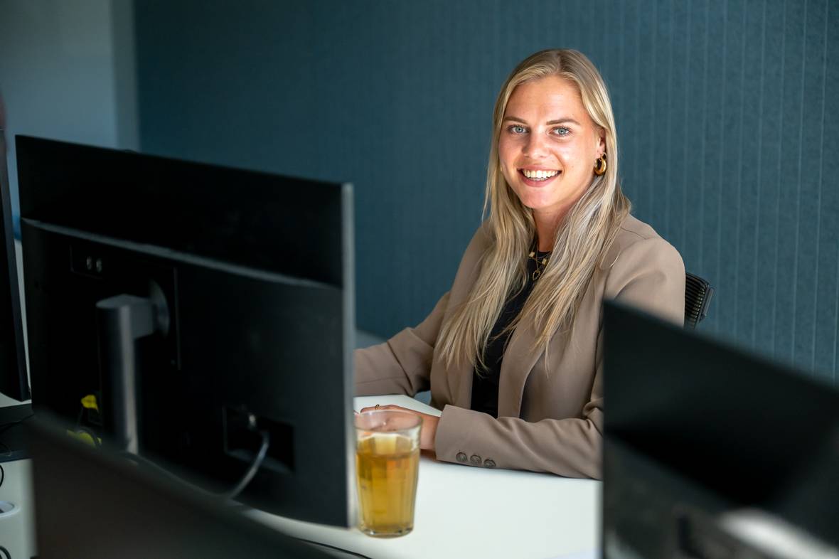 Rosalie op kantoor 365werk