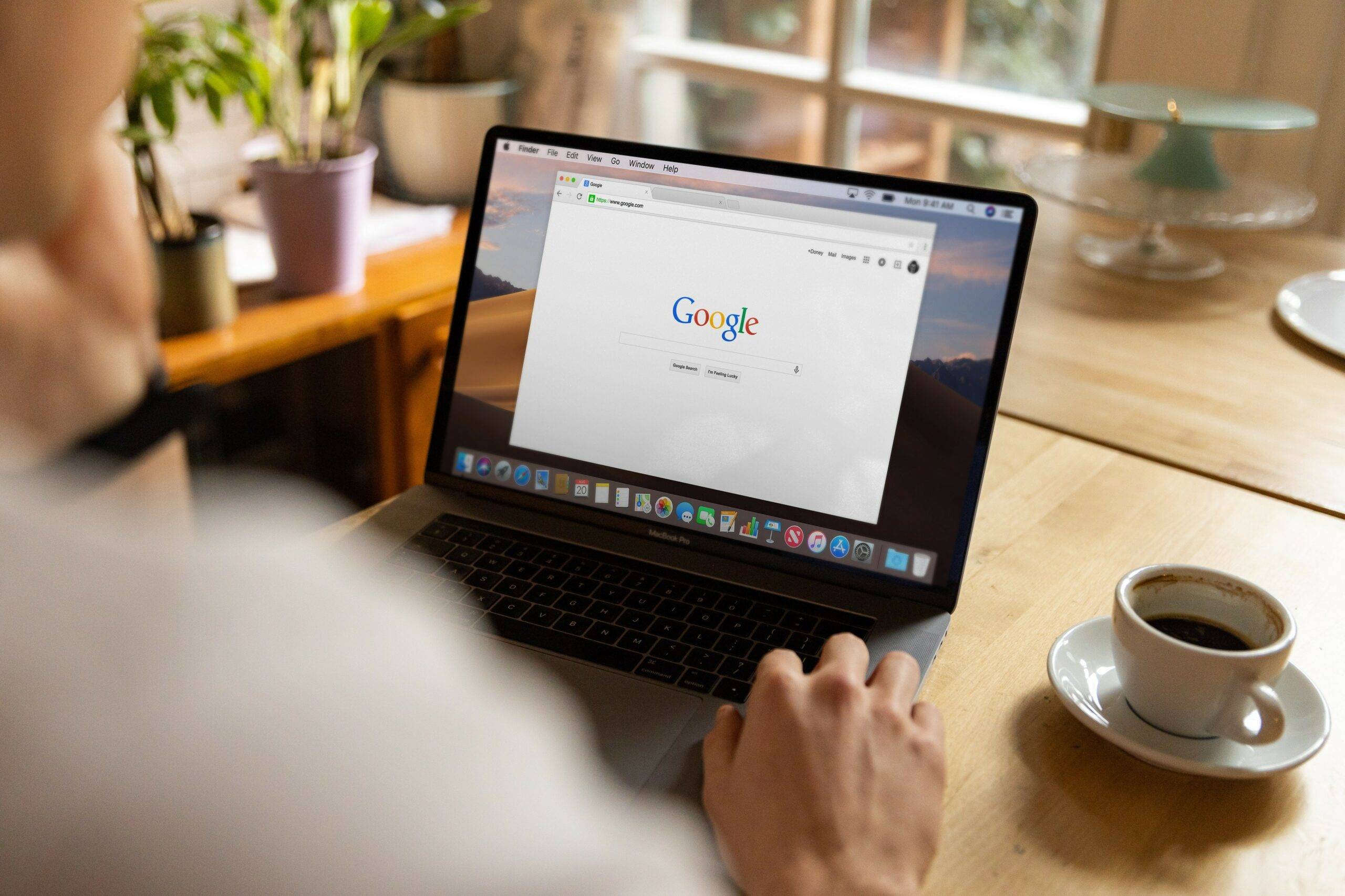 google op laptop