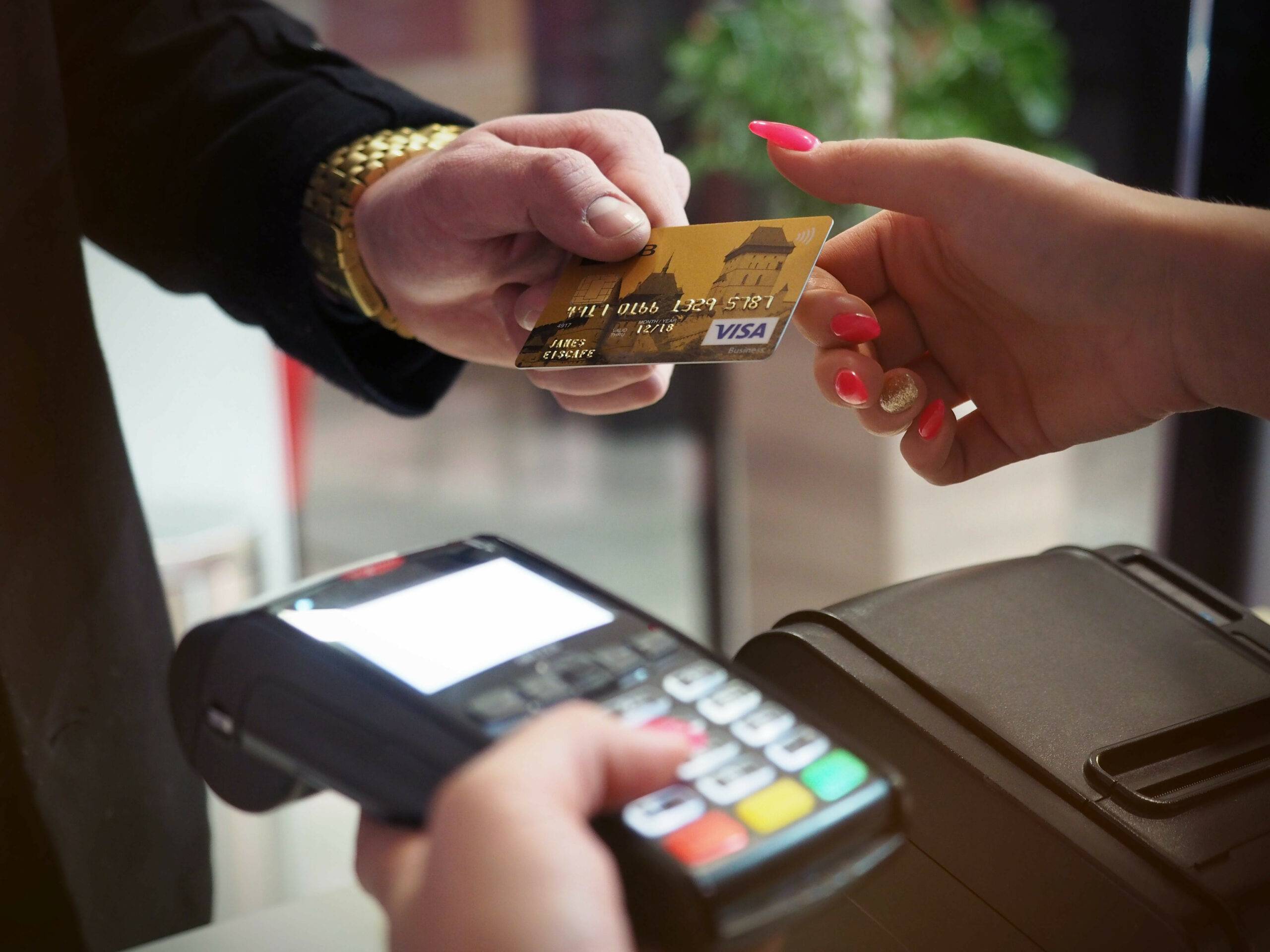 Pinautomaat en creditcard wordt aangenomen