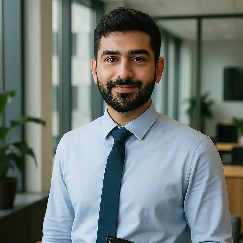 foto van een financieel medewerker